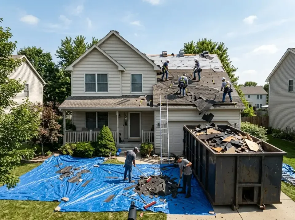 roof-replacement-debris-remova-004 — frequently asked questions, Cheapest Dumpster Rentals in Isla Vista, CA
